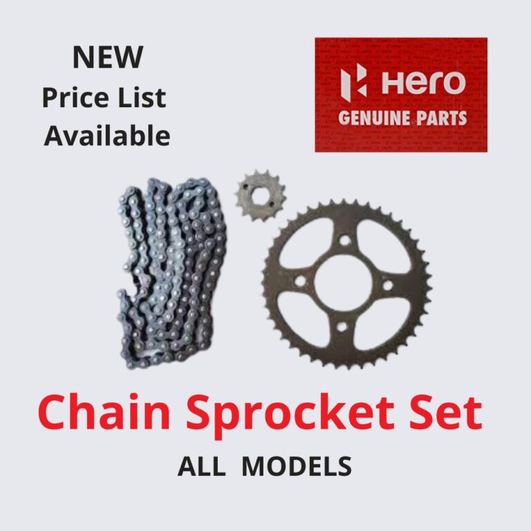 Hero Chain Sprocket Price List All Models (C)